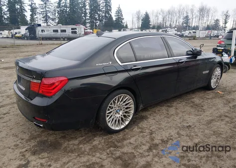 2012 BMW Activehybrid 750Li from USA, damaged, VIN WBAKX8C51CC198470